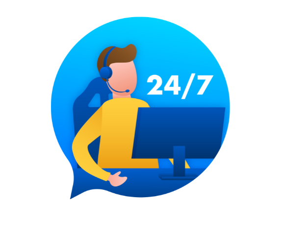 Hỗ trợ 24/7